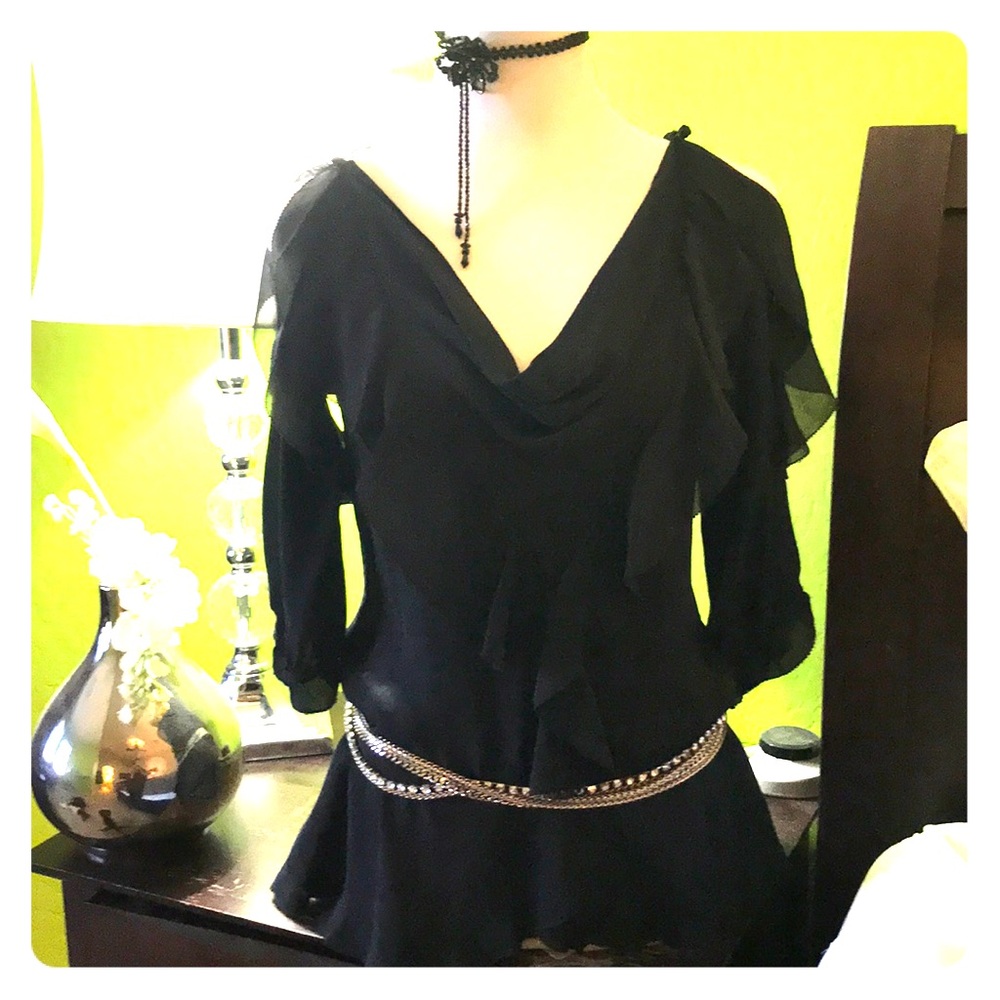 Black dress top
